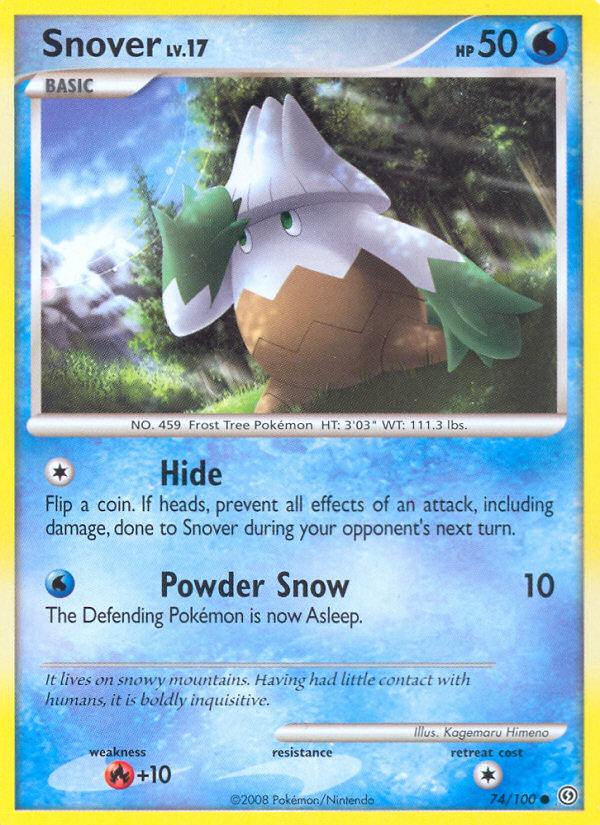 Snover - Stormfront - #74 - Pokemon TCG card