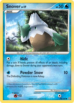 Snover - Stormfront - #74 - Pokemon TCG card