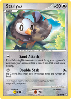Starly - Stormfront - #75 - Pokemon TCG card