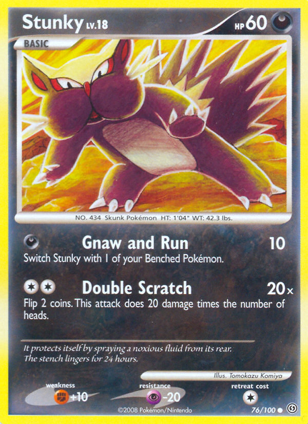 Stunky - Stormfront - #76 - Pokemon TCG card