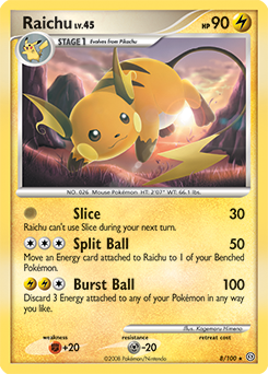 Raichu #8 Raichu - Stormfront - #8 - Pokemon TCG card