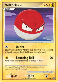 Voltorb - Stormfront - #81 - Pokemon TCG card