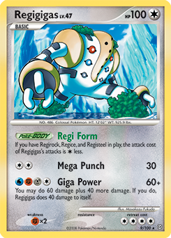 Regigigas #9 Regigigas - Stormfront - #9 - Pokemon TCG card