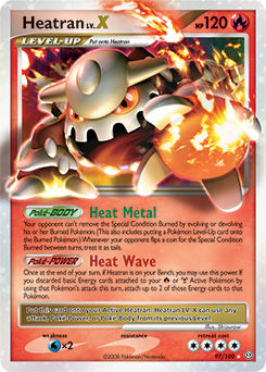Heatran LV.X #97 Heatran LV.X - Stormfront - #97 - Pokemon TCG card