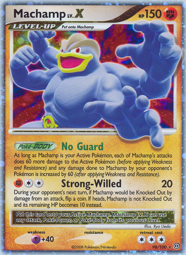 Machamp LV.X - Stormfront - #98 - Pokemon TCG card