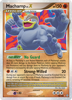 Machamp LV.X - Stormfront - #98 - Pokemon TCG card