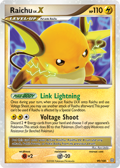 Raichu LV.X #99 Raichu LV.X - Stormfront - #99 - Pokemon TCG card