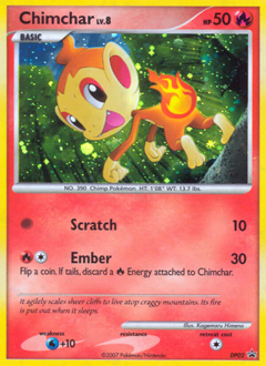 Chimchar #DP02 Chimchar - DP Black Star Promos - #DP02 - Pokemon TCG card