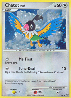 Chatot - DP Black Star Promos - #DP14 - Pokemon TCG card
