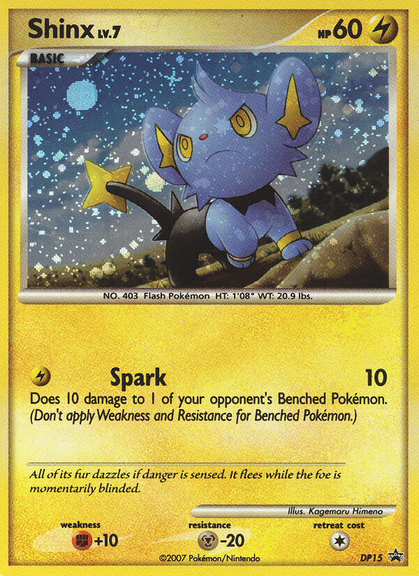 Shinx - DP Black Star Promos - #DP15 - Pokemon TCG card