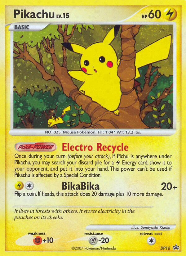 Pikachu - DP Black Star Promos - #DP16 - Pokemon TCG card