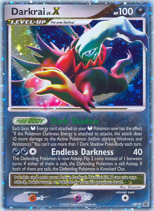 Darkrai LV.X - DP Black Star Promos - #DP19 - Pokemon TCG card