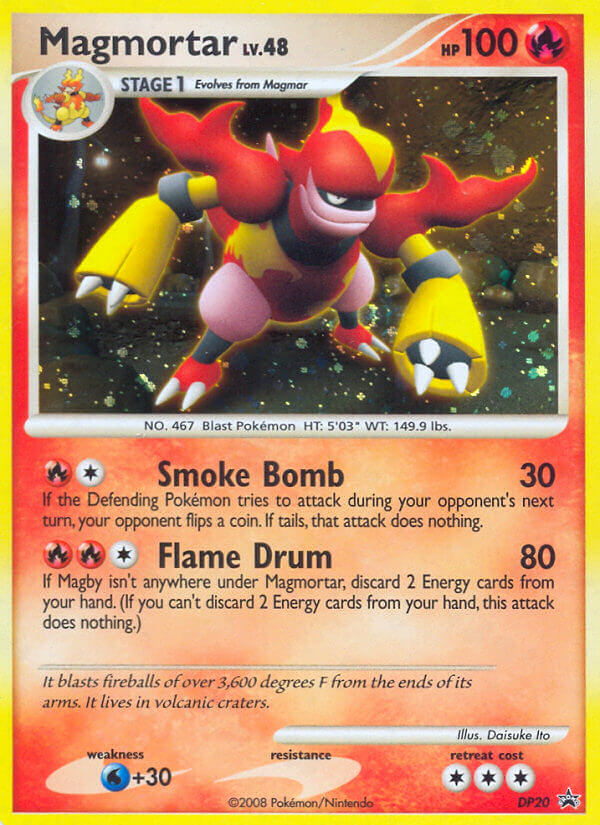 Magmortar - DP Black Star Promos - #DP20 - Pokemon TCG card