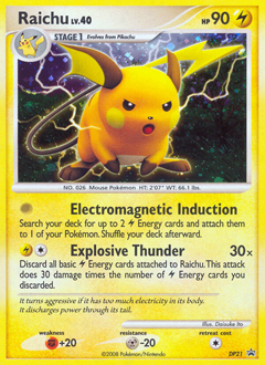 Raichu #DP21 Raichu - DP Black Star Promos - #DP21 - Pokemon TCG card