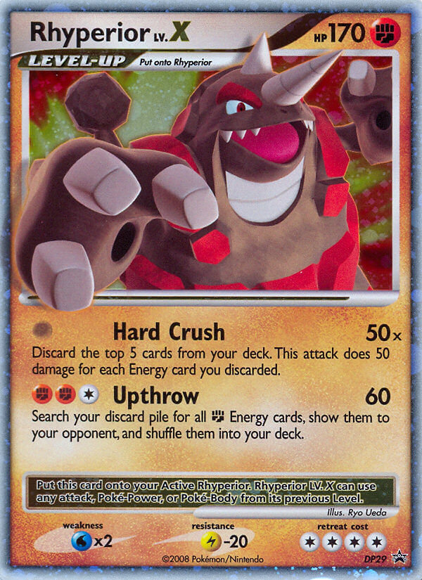 Rhyperior LV.X - DP Black Star Promos - #DP29 - Pokemon TCG card