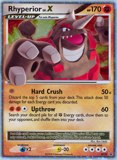 Rhyperior LV.X - DP Black Star Promos - #DP29 - Pokemon TCG card