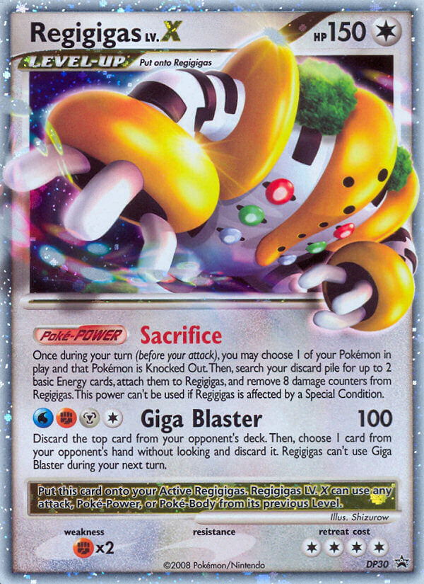 Regigigas LV.X - DP Black Star Promos - #DP30 - Pokemon TCG card