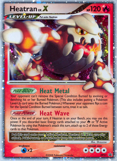 Heatran LV.X #DP31 Heatran LV.X - DP Black Star Promos - #DP31 - Pokemon TCG card
