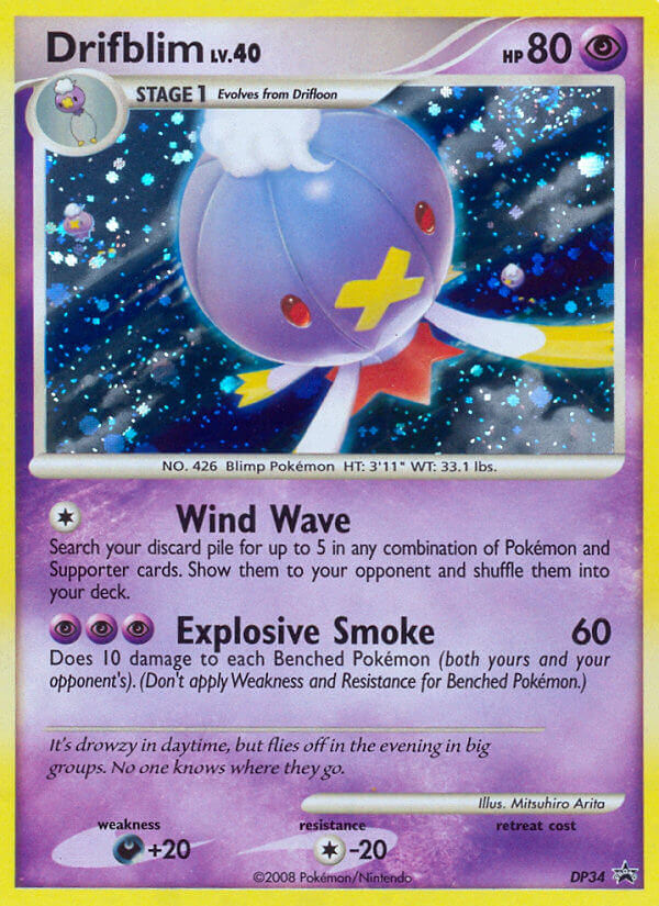 Drifblim - DP Black Star Promos - #DP34 - Pokemon TCG card