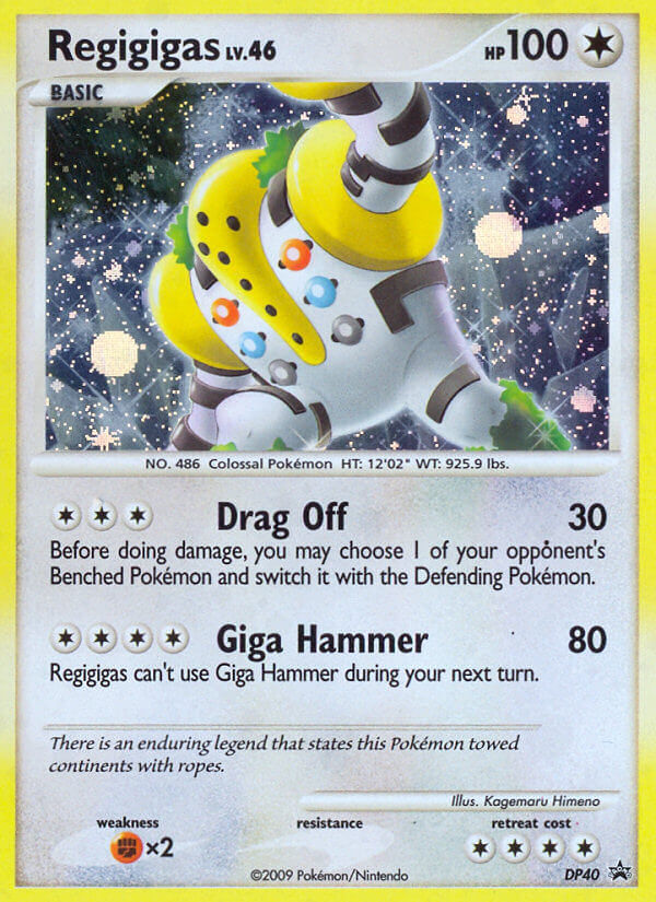 Regigigas - DP Black Star Promos - #DP40 - Pokemon TCG card