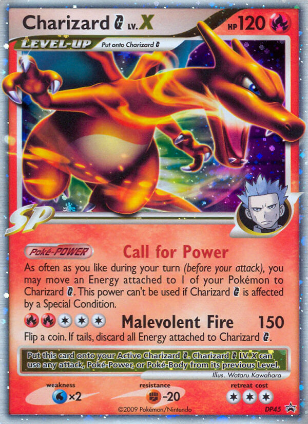 Charizard G LV.X - DP Black Star Promos - #DP45 - Pokemon TCG card