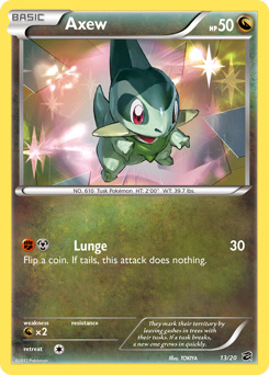 Axew - Dragon Vault - #13 - Pokemon TCG card