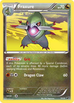 Fraxure - Dragon Vault - #14 - Pokemon TCG card