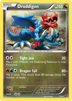 Druddigon - Dragon Vault - #17 - Pokemon TCG card
