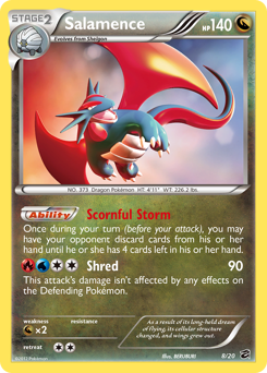 Salamence #8 Salamence - Dragon Vault - #8 - Pokemon TCG card