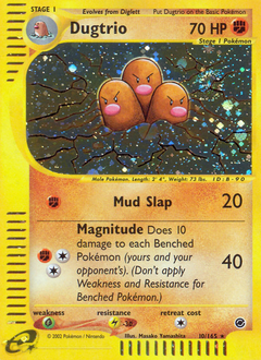 Dugtrio #10 Dugtrio - Expedition Base Set - #10 - Pokemon TCG card