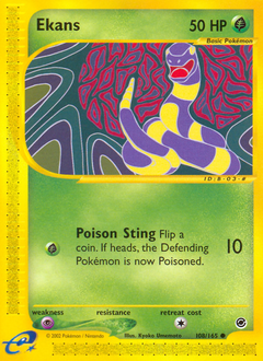 Ekans #108 Ekans - Expedition Base Set - #108 - Pokemon TCG card