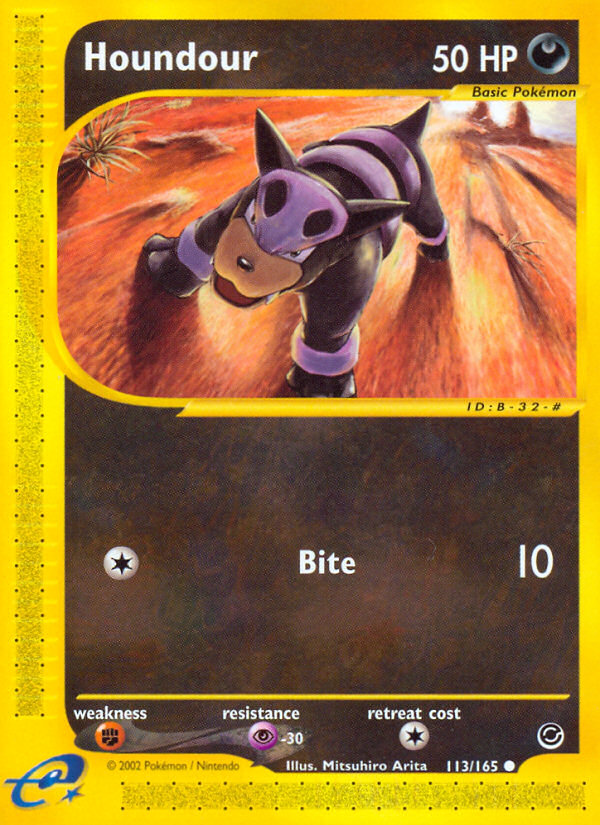 Houndour - Expedition Base Set - #113 - Pokemon TCG card