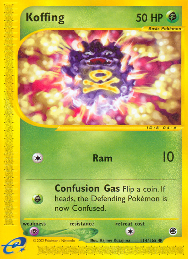 Koffing - Expedition Base Set - #114 - Pokemon TCG card