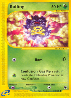 Koffing #114 Koffing - Expedition Base Set - #114 - Pokemon TCG card