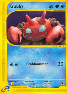 Krabby #115 Krabby - Expedition Base Set - #115 - Pokemon TCG card