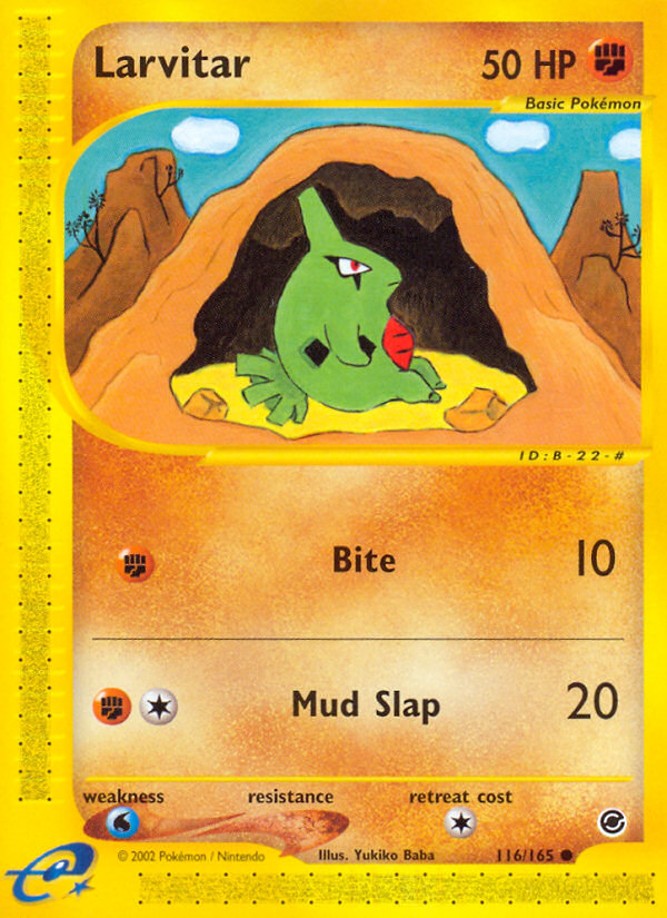 Larvitar - Expedition Base Set - #116 - Pokemon TCG card