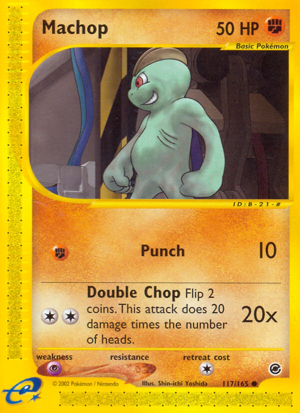 Machop - Expedition Base Set - #117 - Pokemon TCG card