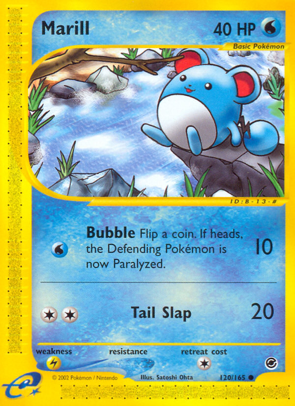 Marill - Expedition Base Set - #120 - Pokemon TCG card