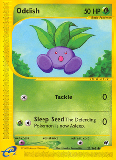 Oddish #122 Oddish - Expedition Base Set - #122 - Pokemon TCG card