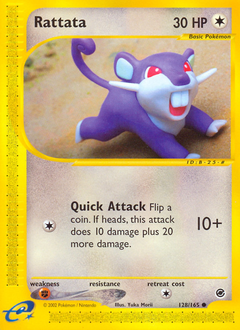 Rattata - Expedition Base Set - #128 - Pokemon TCG card