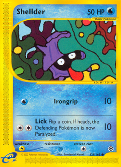 Shellder #129 Shellder - Expedition Base Set - #129 - Pokemon TCG card