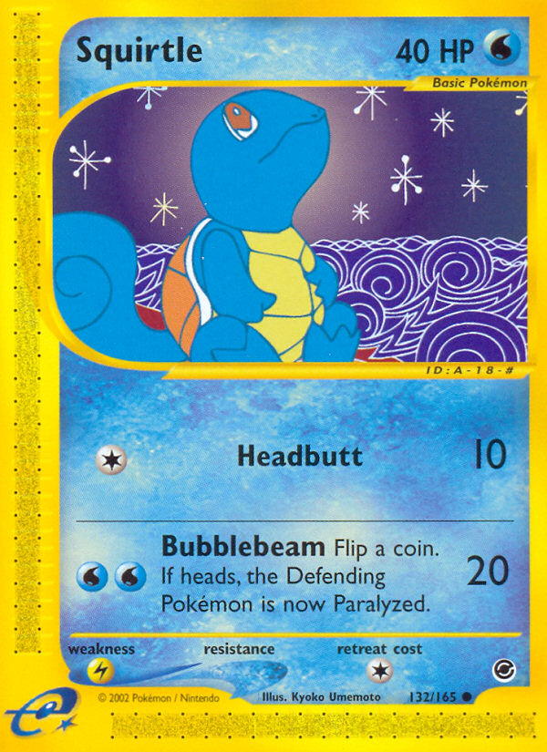 Squirtle - Expedition Base Set - #132 - Pokemon TCG card