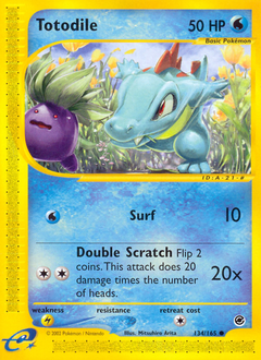 Totodile - Expedition Base Set - #134 - Pokemon TCG card