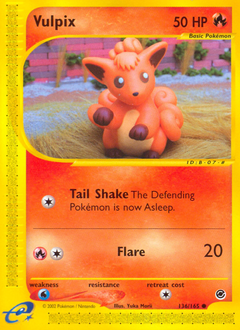 Vulpix - Expedition Base Set - #136 - Pokemon TCG card