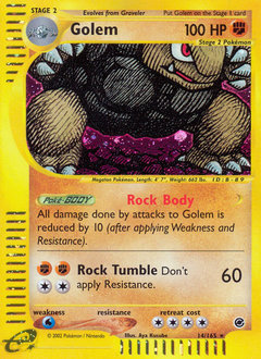 Golem #14 Golem - Expedition Base Set - #14 - Pokemon TCG card