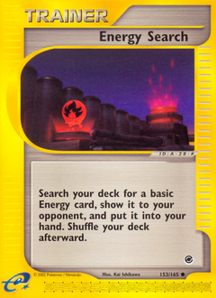 Energy Search - Expedition Base Set - #153 - Pokemon TCG card