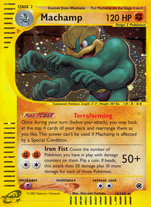 Machamp - Expedition Base Set - #16 - Pokemon TCG card