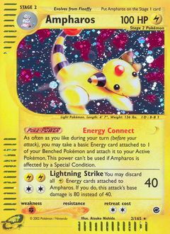 Ampharos #2 Ampharos - Expedition Base Set - #2 - Pokemon TCG card