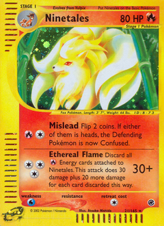 Ninetales #21 Ninetales - Expedition Base Set - #21 - Pokemon TCG card