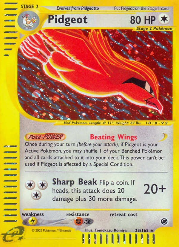 Pidgeot - Expedition Base Set - #23 - Pokemon TCG card
